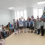 Новогодний концерт в детском онкологическом центре