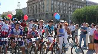 Велопробег в честь Дня Росии